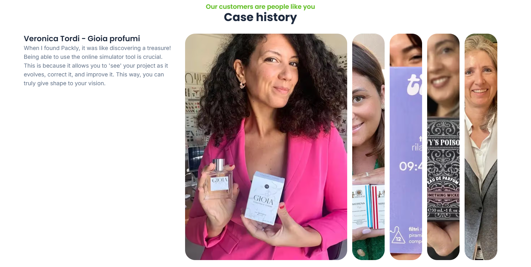 Veronica Tordi from Gioia profumi